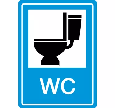 Sticker WC image - TenStickers