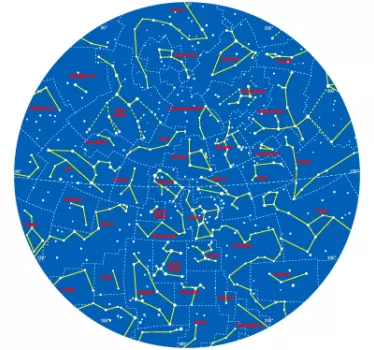 Sticker espace constellations - TenStickers