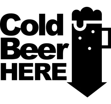 Sticker frigo marqueur de boissons fraîches - TenStickers