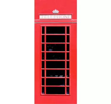 Sticker frigo cabine téléphonique britannique - TenStickers