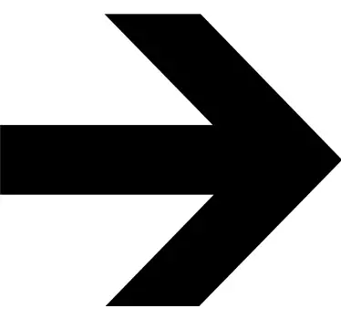 Sticker mural signalisation flèches - TenStickers