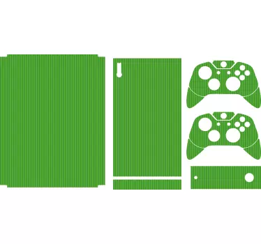 Sticker xbox peau verte pour console - TenStickers