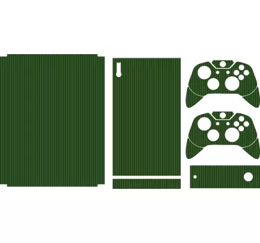 Sticker xbox housse texturée verte - TenStickers