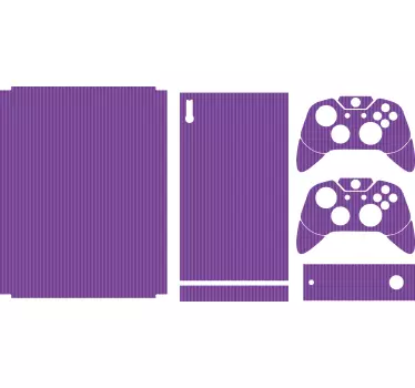 Sticker xbox housse de console violet - TenStickers