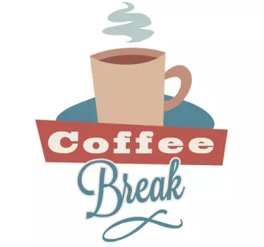Sticker cuisine coffee break - TenStickers