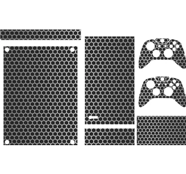 Sticker Xbox texture en nid d'abeille - TenStickers