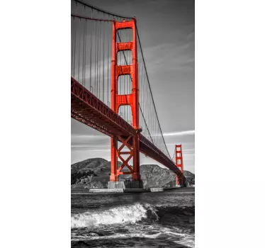 Sticker frigo Golden Gate - TenStickers