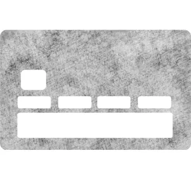 Sticker carte bancaire design texturé - TenStickers