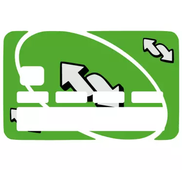 Sticker carte bancaire carte de paiement verte - TenStickers