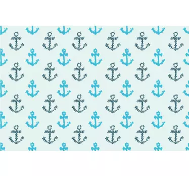 Sticker carte bancaire motif ancre - TenStickers