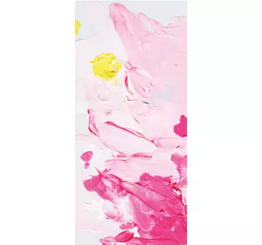 Sticker frigo éclaboussure de couleur abstraite - TenStickers