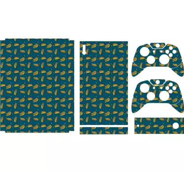Sticker xbox motif banane - TenStickers