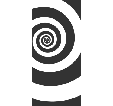 Sticker frigo superposition en spirale - TenStickers
