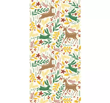 Sticker frigo motifs inspirés de la nature - TenStickers
