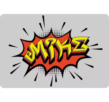 Sticker PC Graffiti de style bombardement - TenStickers