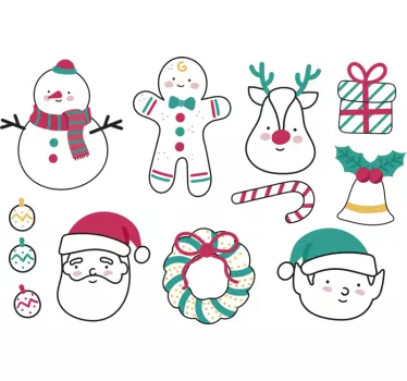 Sticker sujets Noël - TenStickers
