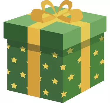 Sticker cadeau Noël - TenStickers