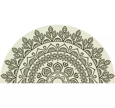 Sticker chambre motif de mandala élégant - TenStickers