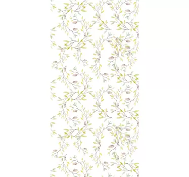 Sticker frigo en fleurs pour décoration élégante - TenStickers