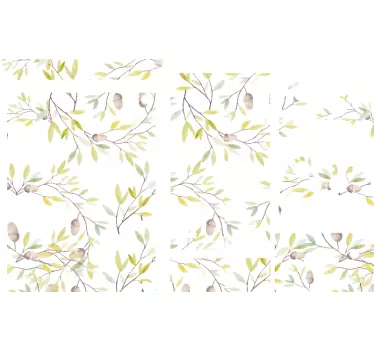 Sticker Xbox motif de vigne florale - TenStickers
