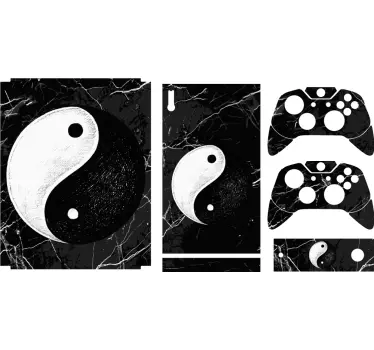 Sticker Xbox notion de yin yang - TenStickers