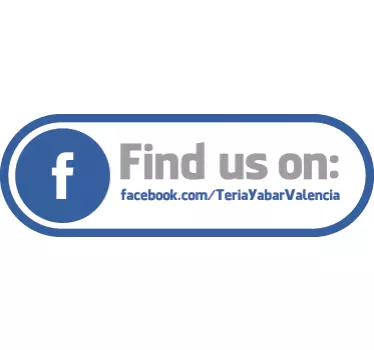 Sticker find us Facebook - TenStickers