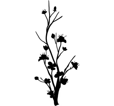 Sticker arbre fin - TenStickers