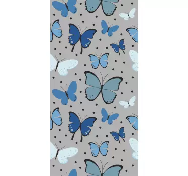 Sticker fenêtre motif de papillons vibrants - TenStickers