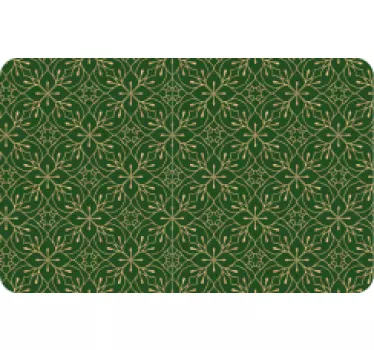 Sticker carte bancaire motif floral - TenStickers