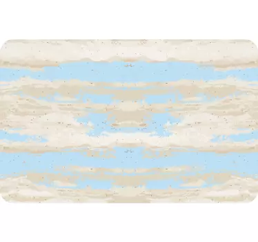 Sticker carte bancaire motif de plage abstrait - TenStickers