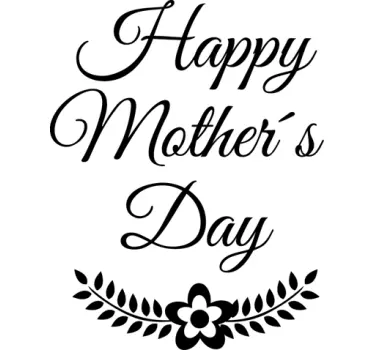 Sticker happy mother's day fête des mères - TenStickers
