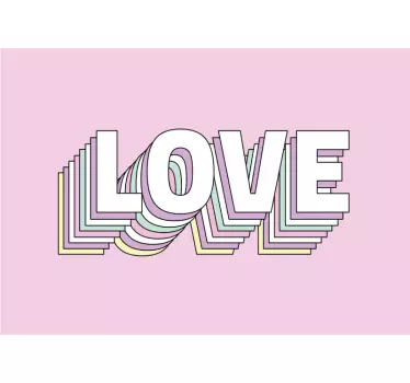 Sticker carte bancaire design amoureux Élégant - TenStickers