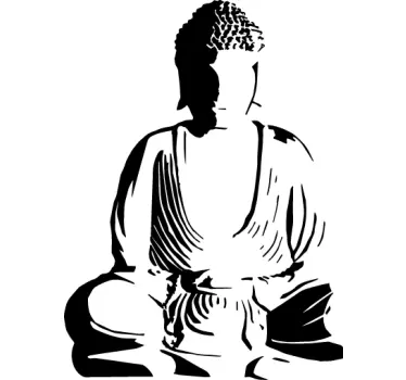 Sticker bouddha illustration - TenStickers