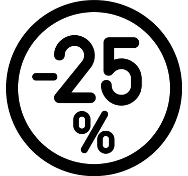 Autocollant Soldes pourcentages de remise - TenStickers