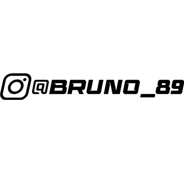 Autocollant voiture instagram racing - TenStickers