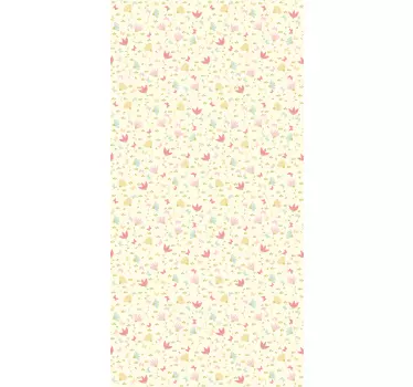 Autocollant fenêtre fleurs et papillons - TenStickers