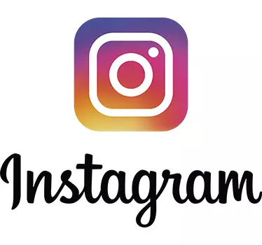Autocollant vitrine logo Instagram - TenStickers