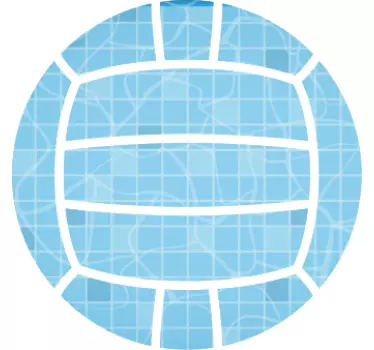Autocollant tendance ballon de water-polo - TenStickers