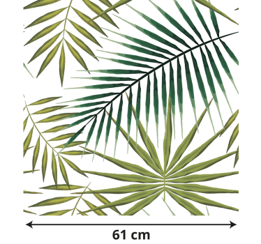 Papier autocollant meuble feuilles de palmier - TenStickers
