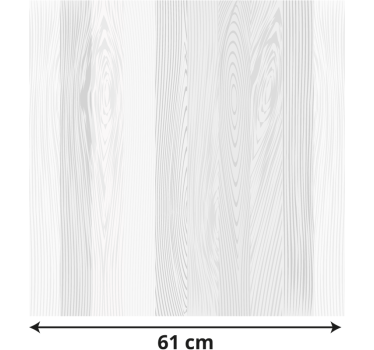 Adhésif meuble imitation bois blanc - TenStickers
