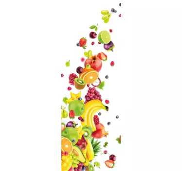 Sticker frigo image de fruits - TenStickers