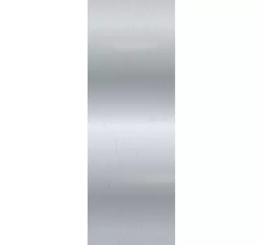 Sticker frigo imitation acier - TenStickers