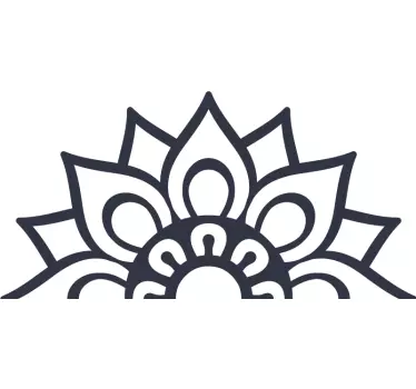 Autocollant pour caravane mandala - TenStickers