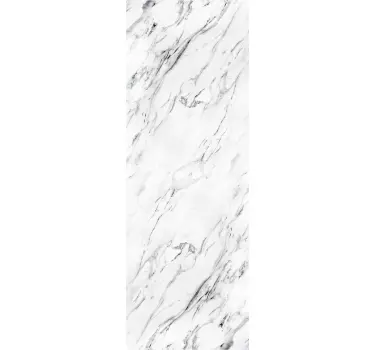 Autocollant frigo effet marbre blanc - TenStickers
