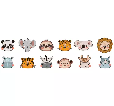 Autocollant climatiseur motifs d'animaux - TenStickers
