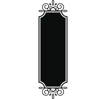 Ardoise autocollante noire style vintage - TenStickers