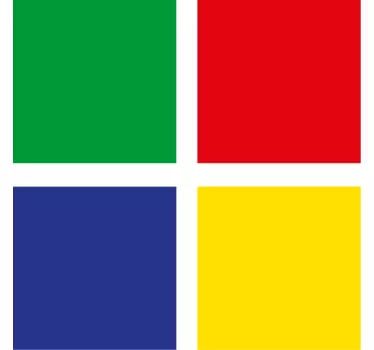 Autocollant carrelage multicolore - TenStickers