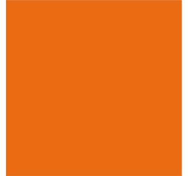 Papier autcollant meuble couleur orange mat - TenStickers