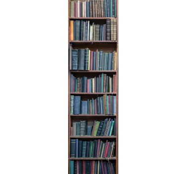 Sticker frigo effet bibliothèque - TenStickers