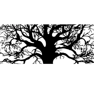 Sticker arbre carré - TenStickers